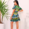 Túnica Indiana Estampada de Poliester