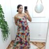Vestido Longo de Viscose