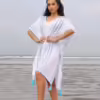 Saída de Branca Branca com faixa azul